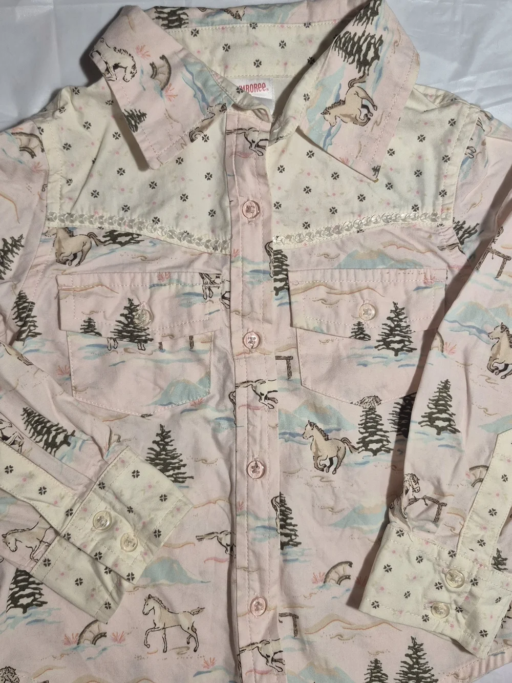 Vintage 2006 Gymboree-Park City Luxe-Girls Size 4 Outfit And Hair Bows